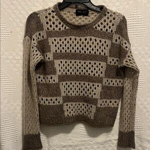 Romeo & Juliet Couture Cream Knit Top